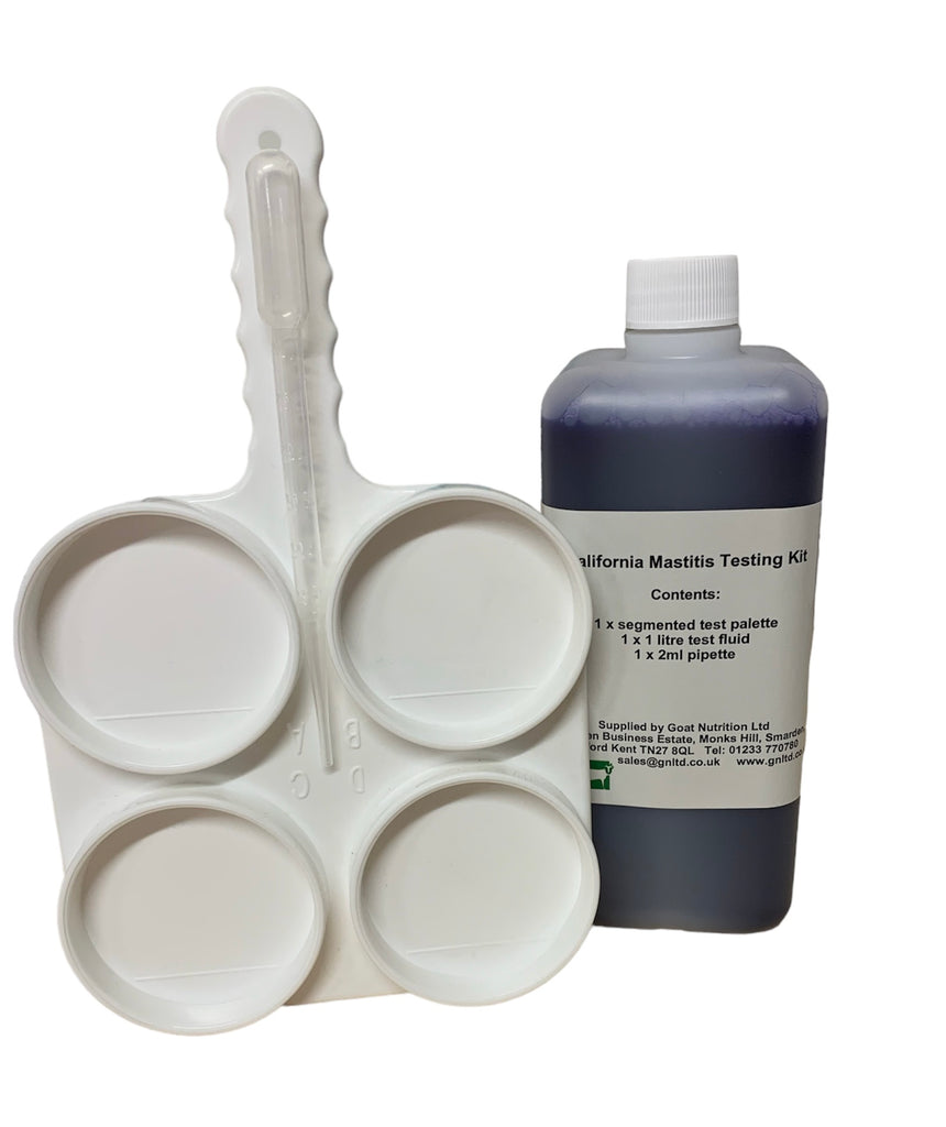 Mastitis testing kit for animals