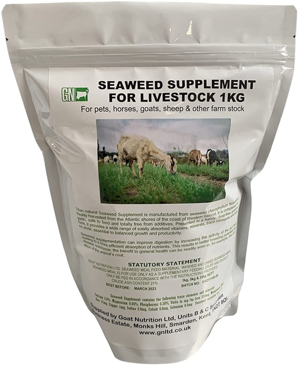 Seaweed Supplement Organic seaweed for livestock (various sizes)